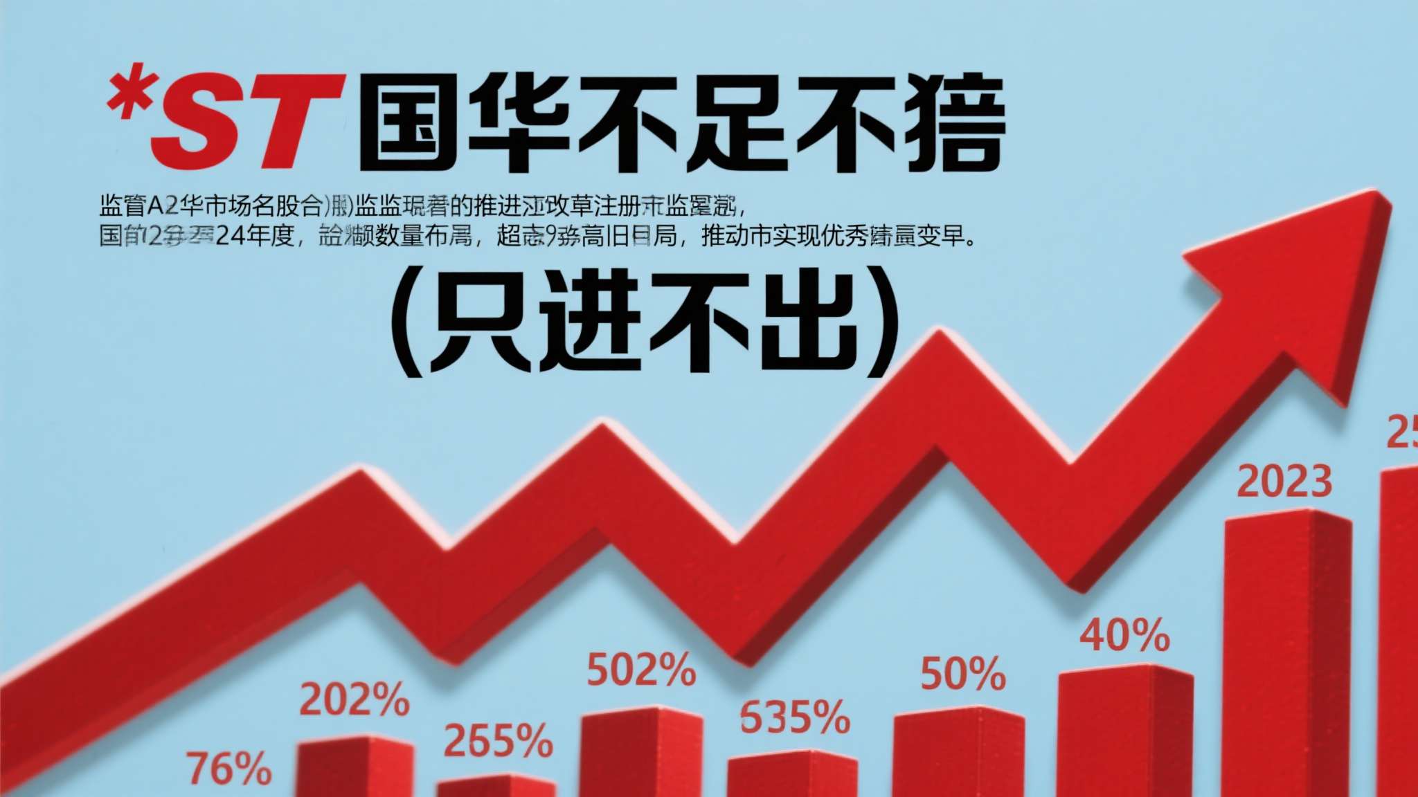 *ST国华并不孤单。近年来，A股市场退市数量明显提速，2023年至2024年间，
